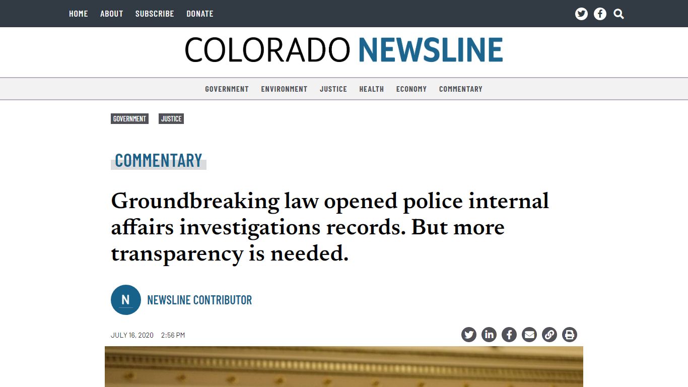 Groundbreaking law opened police internal affairs ...